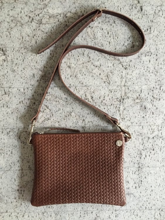 VIP Shoulder Bag - Herringbone Leather