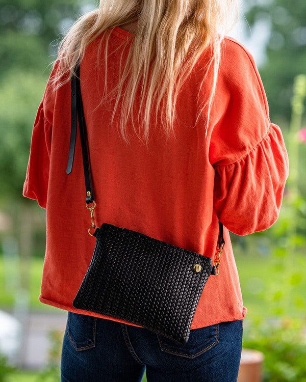 VIP Shoulder Bag - Herringbone Leather