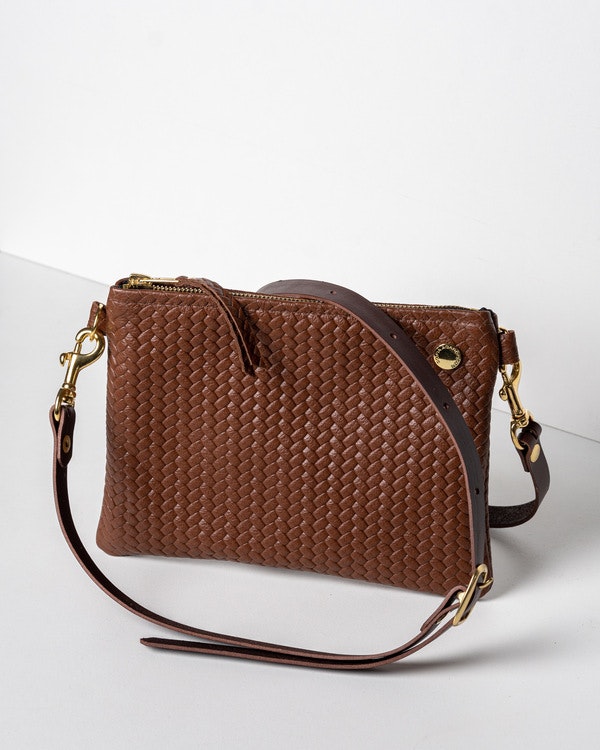 VIP Shoulder Bag - Herringbone Leather