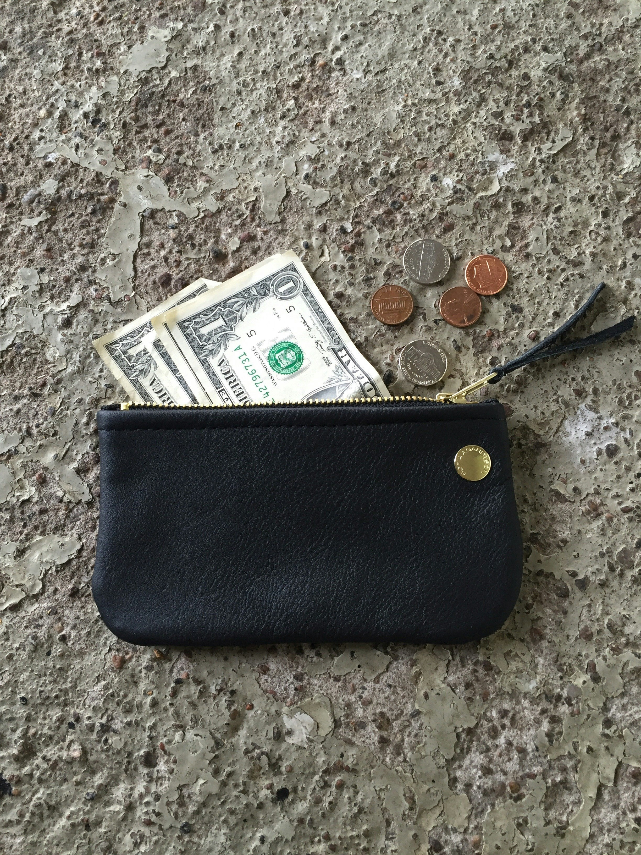 VIP iPhone Wallet - Black Leather