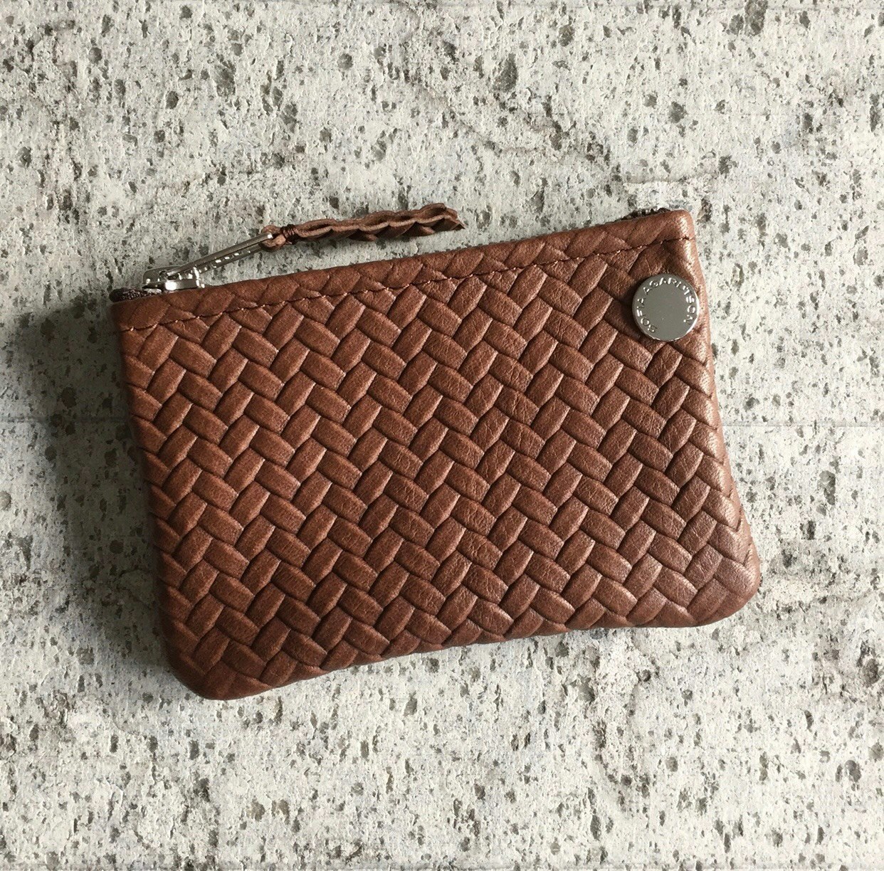 VIP Wallet - Herringbone Leather