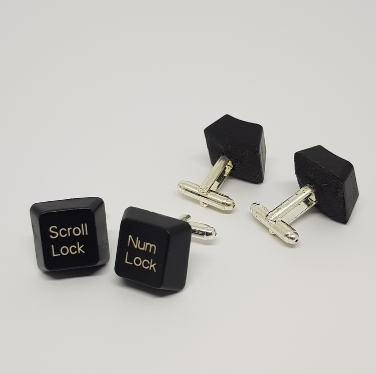 Manschettknappar/cufflinks - Num Lock/Scroll Lock