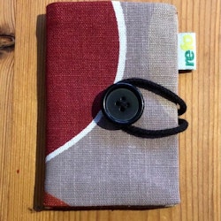 Nålbok /Needle case - grå/röd