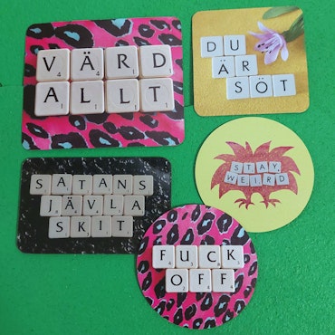 Kylskåpsmagnet - "Fuck normal" ANDRASORTERING