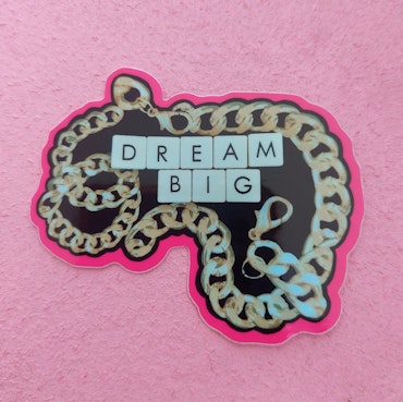 Klistermärke - DREAM BIG