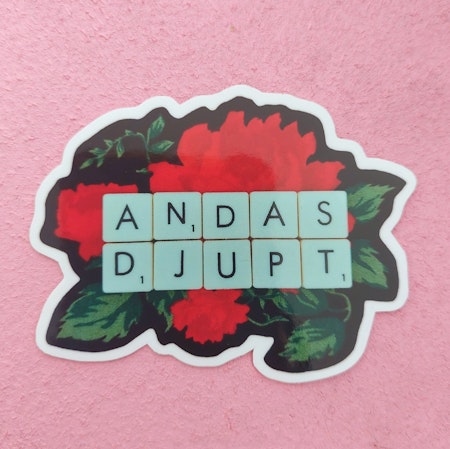 Klistermärke - ANDAS DJUPT