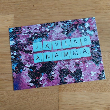 Jävlar anamma (A6) rosa