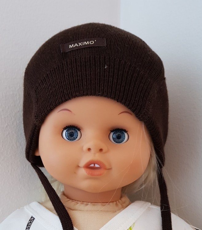 Babymössa 55571 mörkbrun från MaxiMo