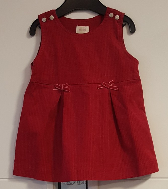 Röd söt klänning Pusle-24 från Me Too-