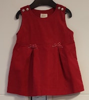 Röd söt klänning Pusle-24 från Me Too.
