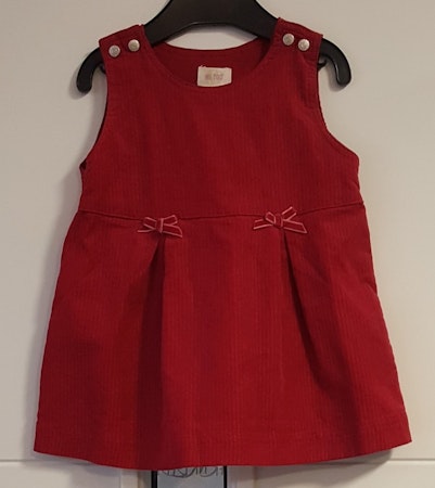 Röd söt klänning Pusle-24 från Me Too.