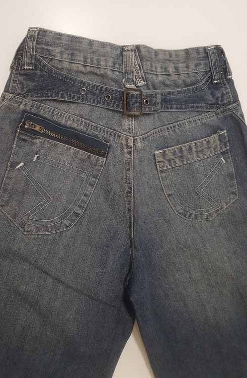 Långa jeans shorts Gena-66 från D-xel-