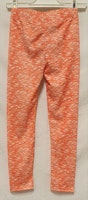 Orange-melerade leggings från Kids Up, Vibe-153.