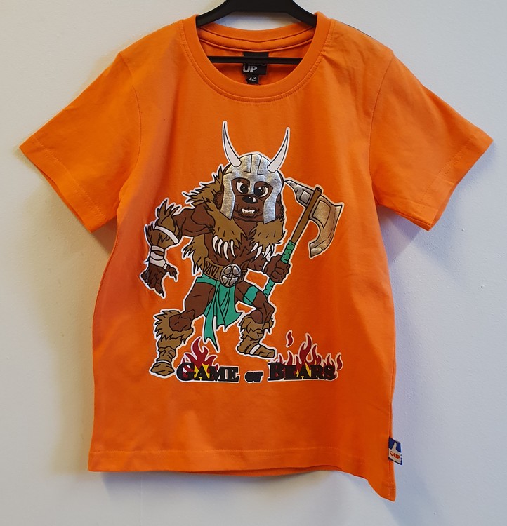 Orange t-shirt Krage-51 från Kids Up.