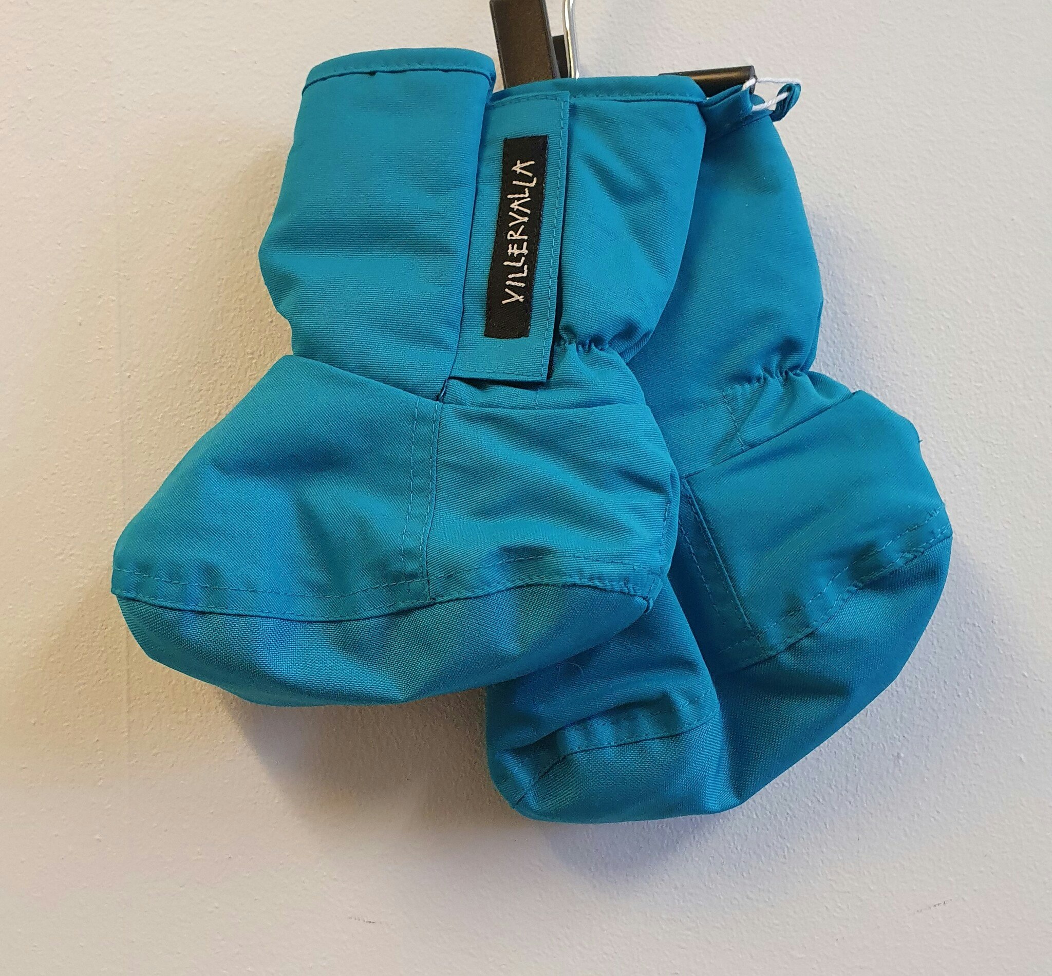 Turkosa Winter bootie från Villervalla med fleece-foder