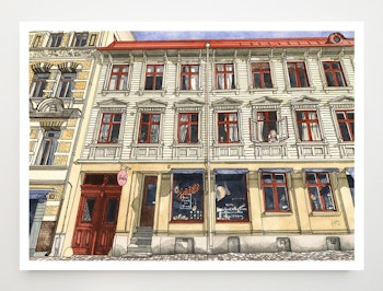 Haga Nygata 32 Konstkort