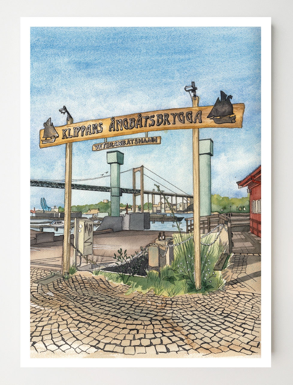 Ångbåtsbryggan Miniprint