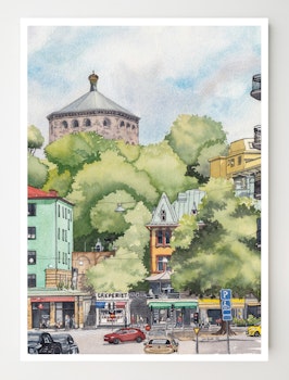 Linnégatan 32 Konstkort