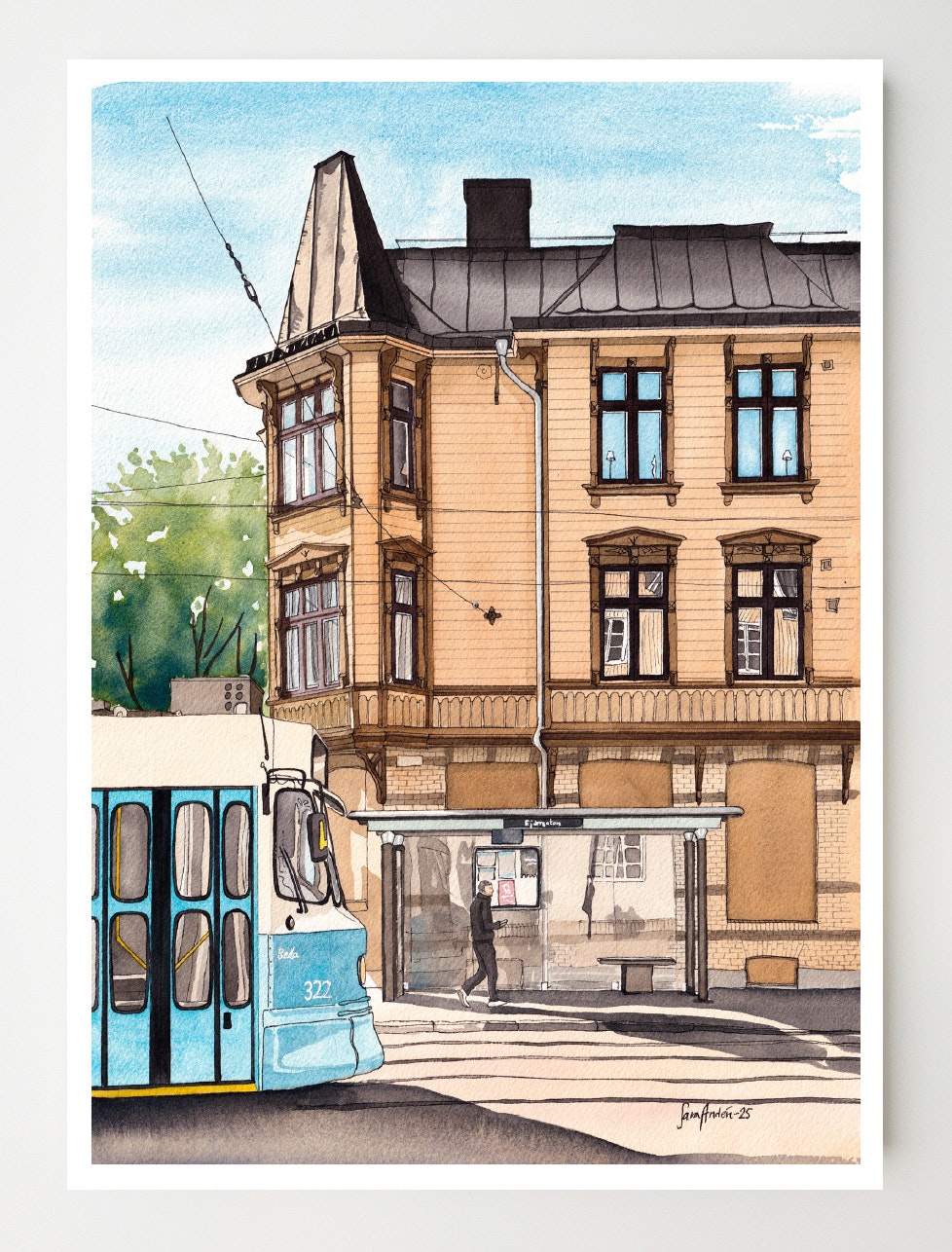 Ejdergatan Konstkort