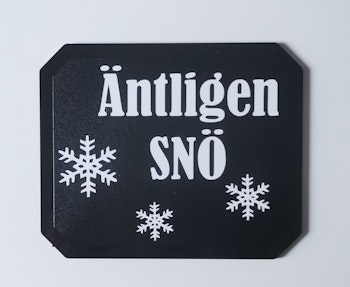 Äntligen snö