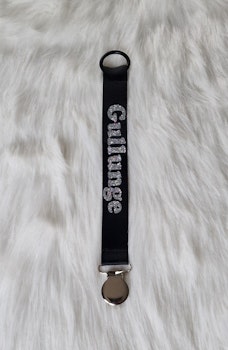 Gullunge silverglitter, runt clips