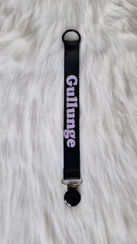 Gullunge Lila, svart clips