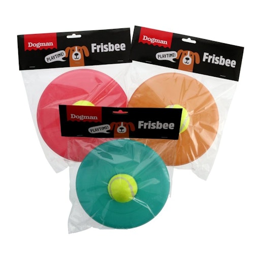 Frisbee med tennisboll