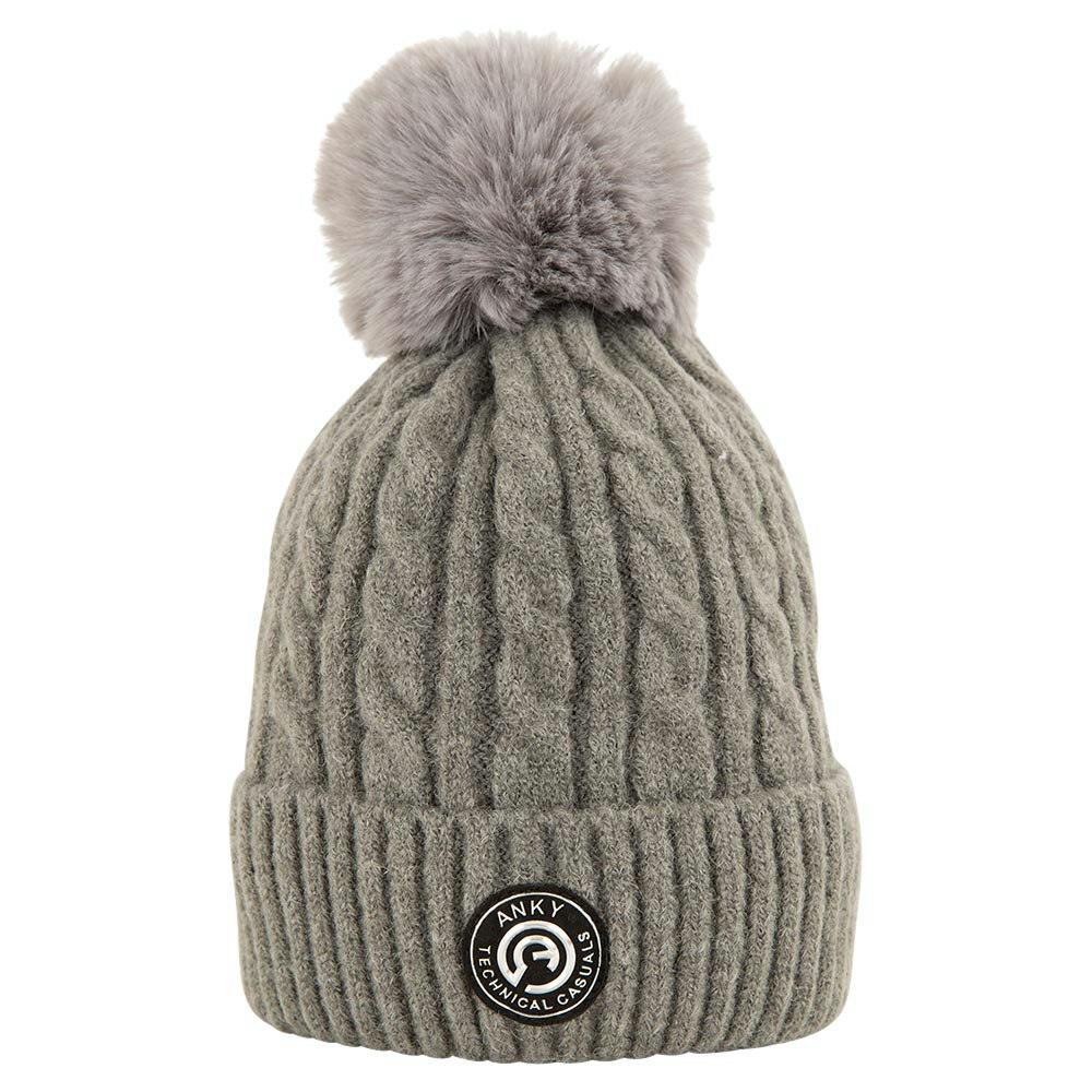 Snygg och bekväm ANKY® Pompom Beanie! Grå