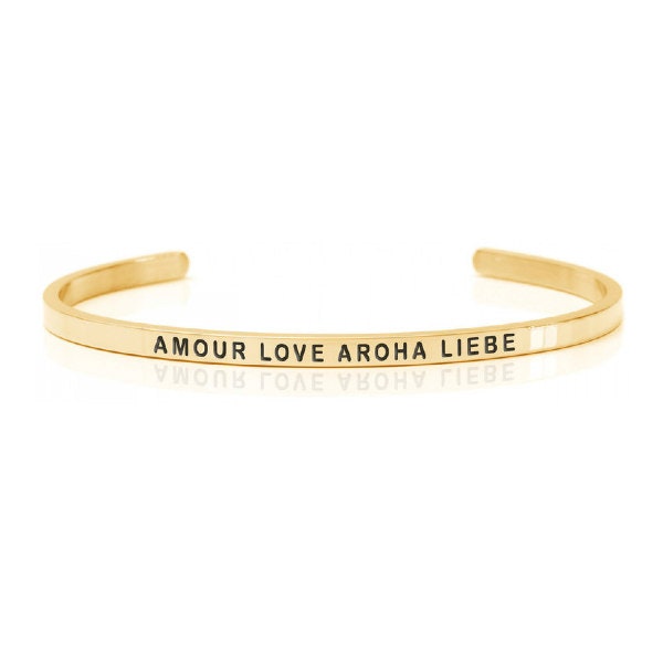 Armband gold Amour Love Aroha Liebe - DANIEL SWORD