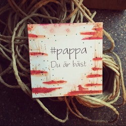 Kort  Pappa du är bäst