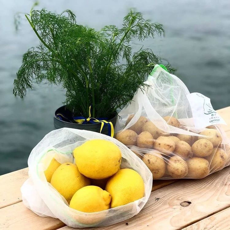 VEGGIO påsar till frukt och grönt 3-pack