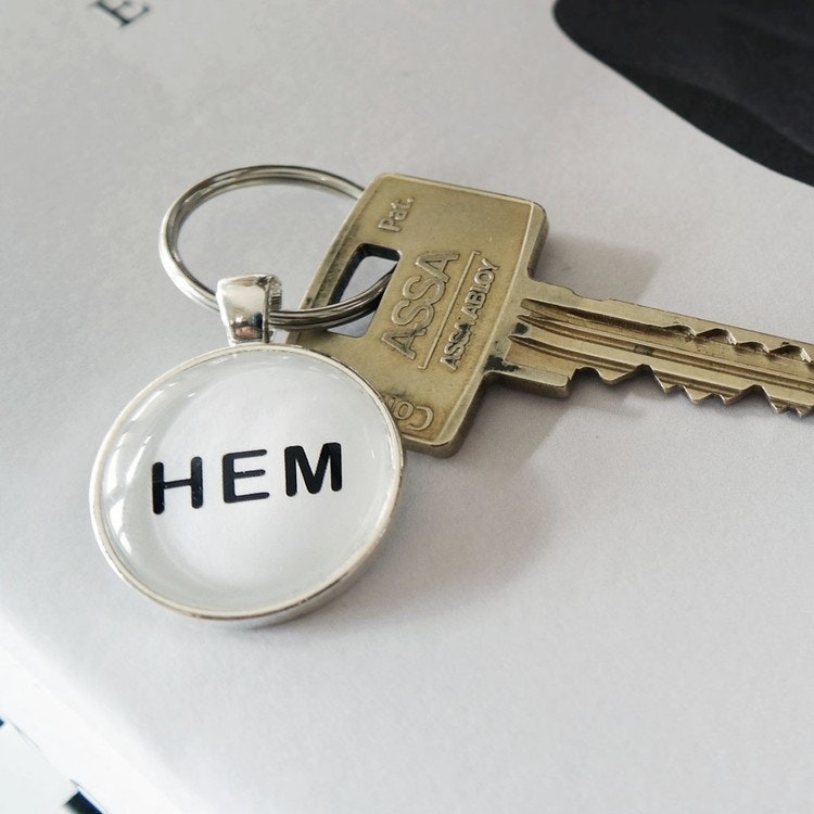 Nyckelring Hem - Anilla.se