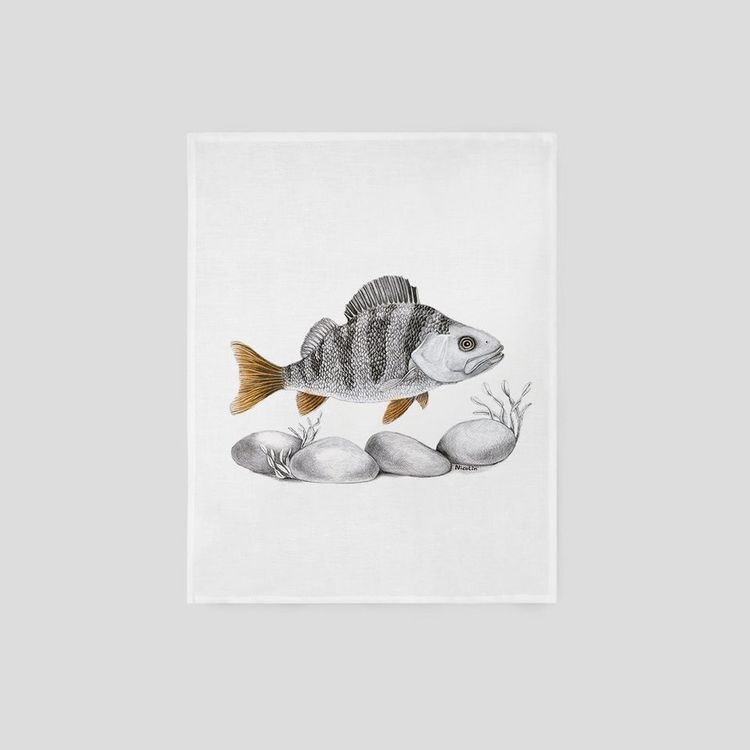 Kökshandduk fisk- CHARLOTTE NICOLIN