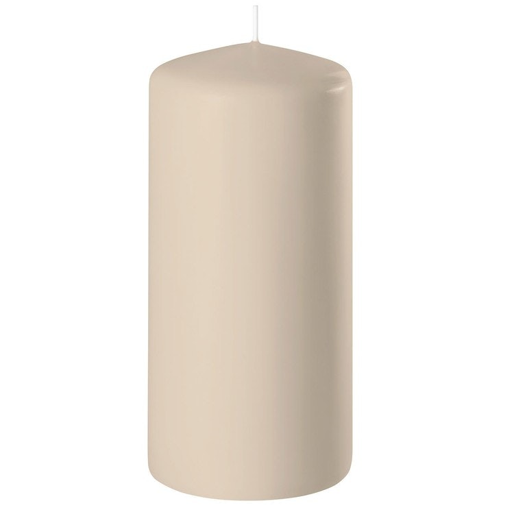 Blockljus beige 15 cm