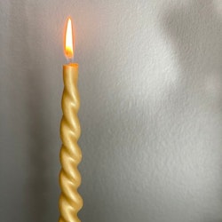 Snurrade ljus guld 2-pack