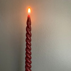 Tvistade ljus vinröd 2-pack