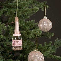 Dekoration pynt rosa 2-pack