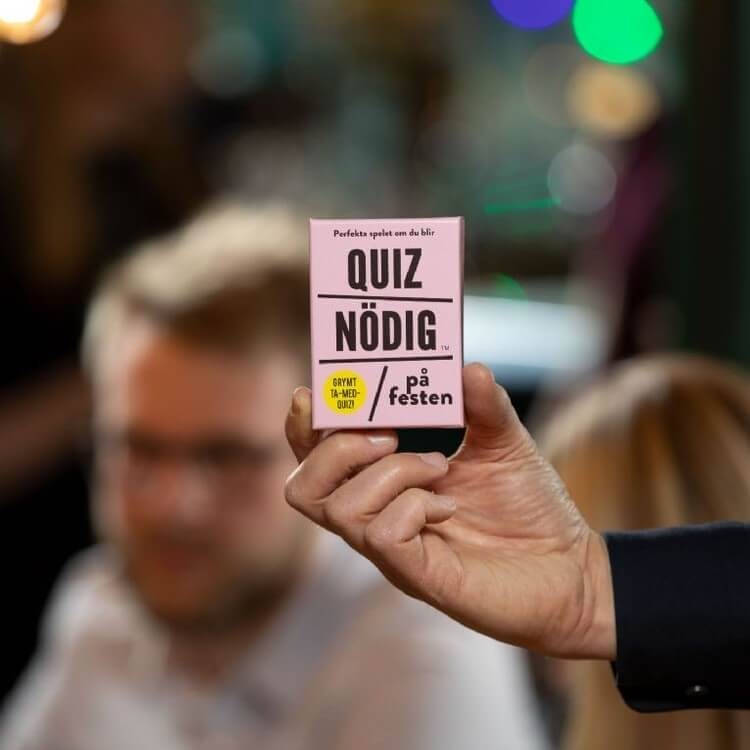 Spel Quiznödig -  på festen