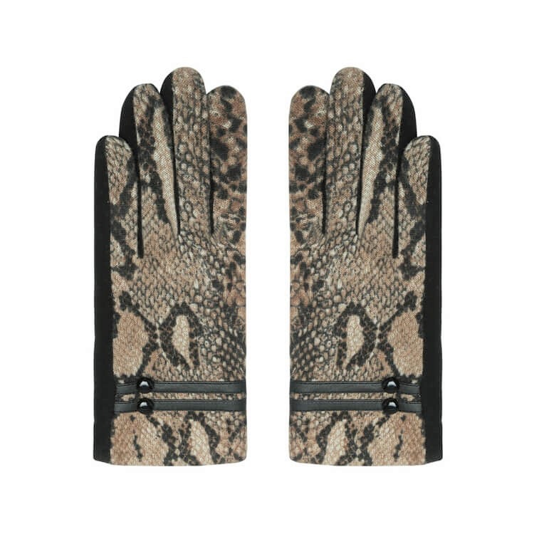 Handskar snake brun