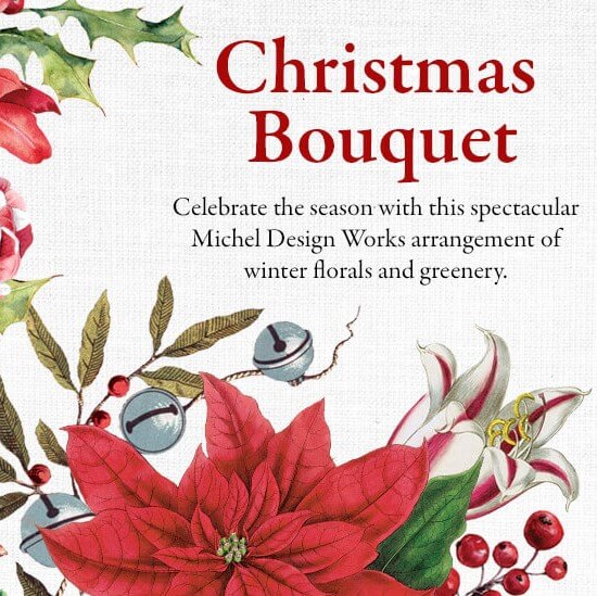Doftljus Christmas Bouquet- MICHEL DESIGN WORKS
