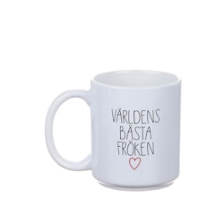 Mugg Världens bästa fröken