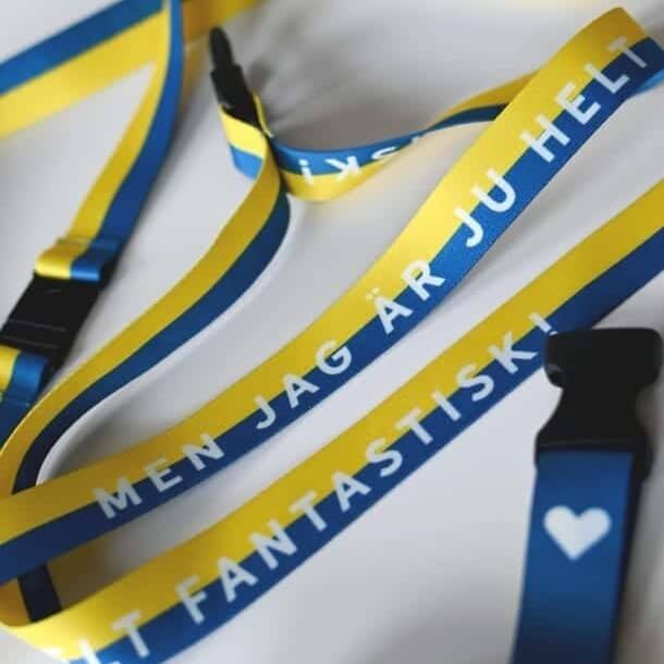 Nyckelband Sverige Fantastisk