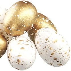 Påskägg stänk guld