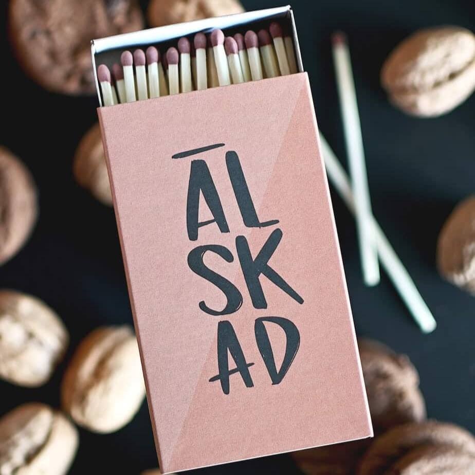 Tändsticksask Älskad