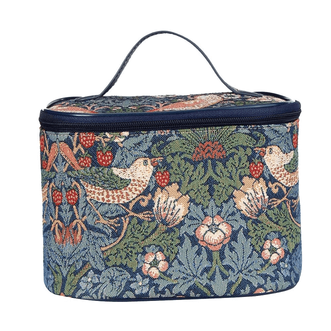 Necessär Strawberry Thief blå -  WILLIAM MORRIS