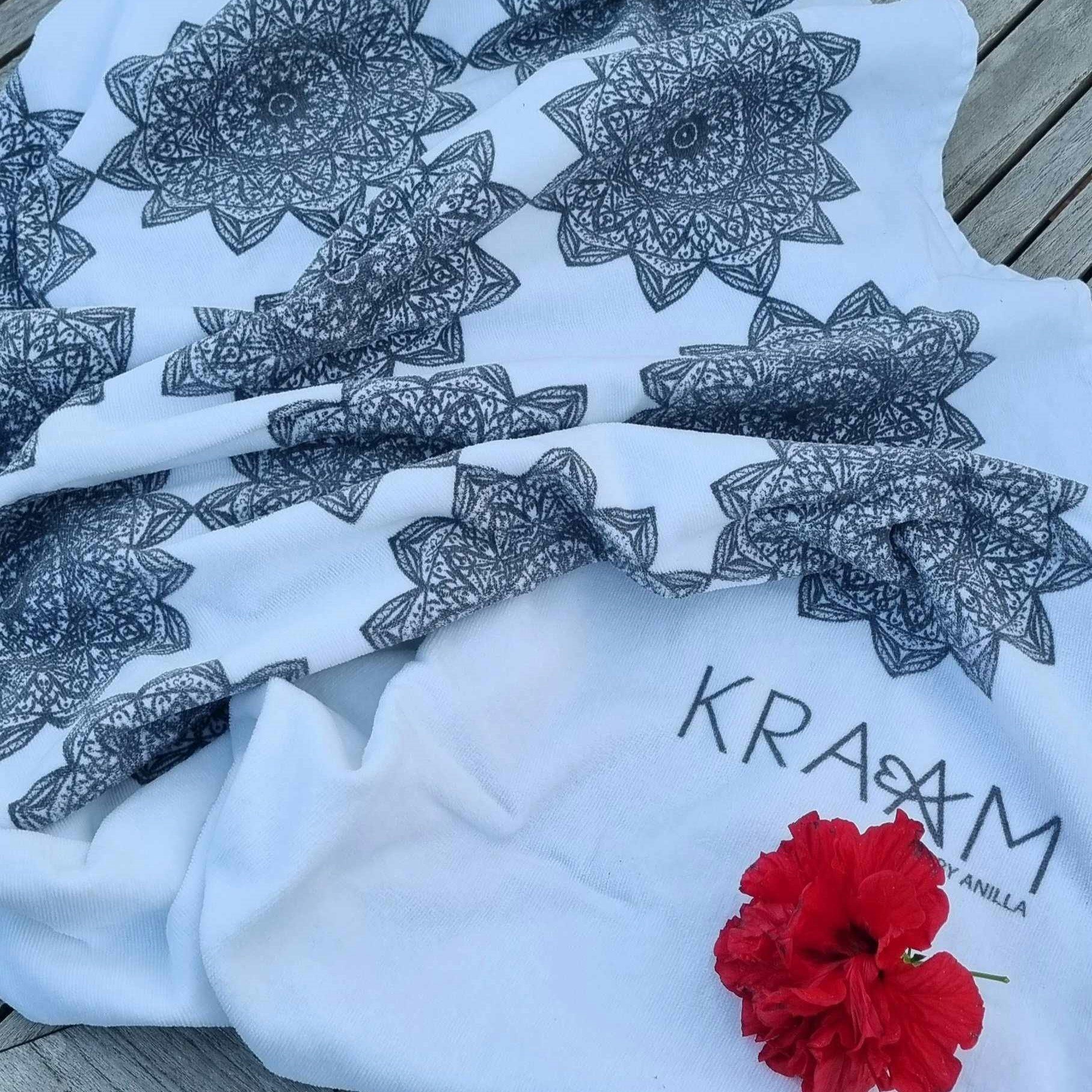 Badhandduk 70 x 140 Mandala-KRAAM