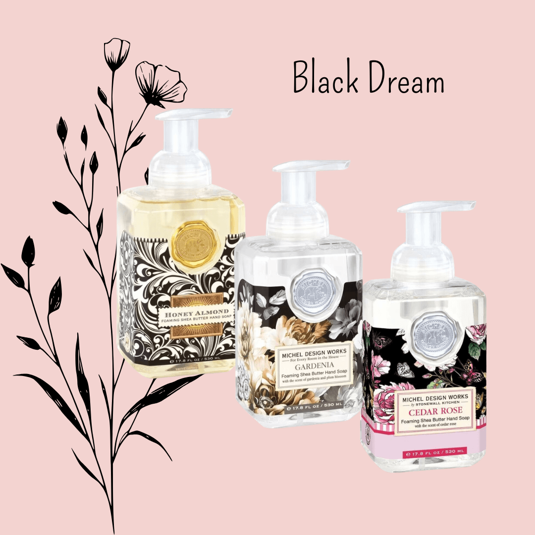 Skumtvålar 3-pack Black Dream- MICHEL DESIGN WORKS