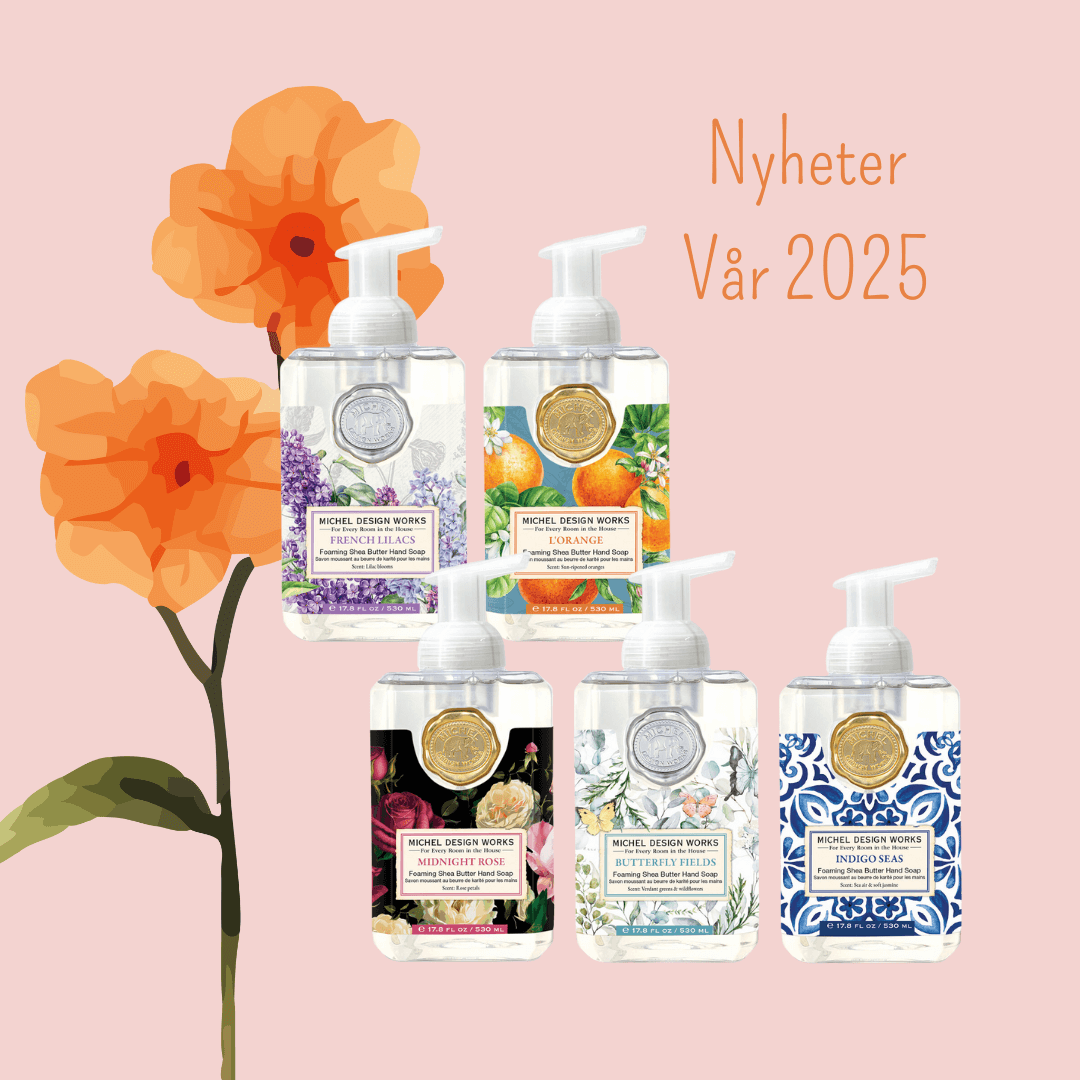 Skumtvålar 5-pack Nyhet vår25- MICHEL DESIGN WORKS
