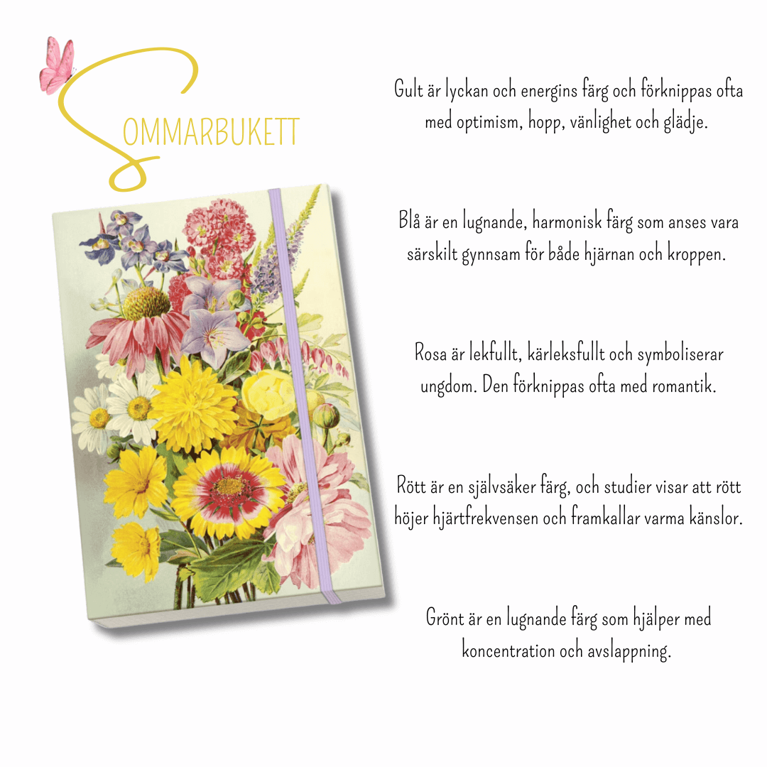Anteckningsbok Sommarbukett