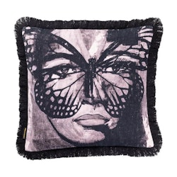 Kuddfodral 50 x 50 Golden butterfly BW- CAROLINA GYNNING